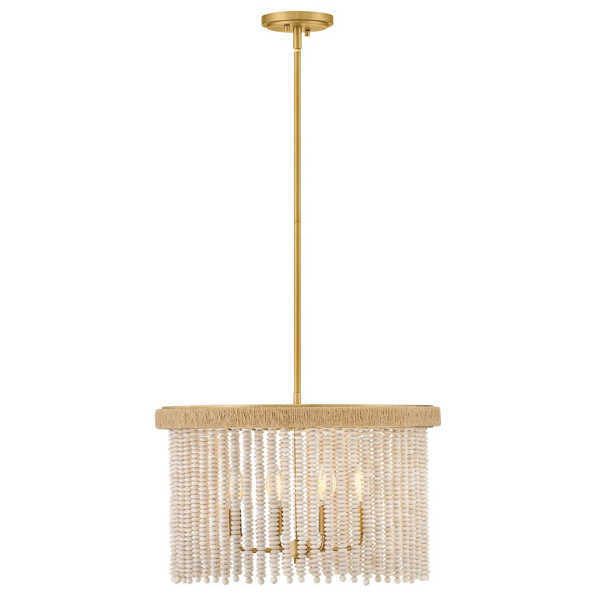 Hinkley Canada - 48607LCB - LED Convertible Semi-Flush Mount - Indra - Lacquered Brass