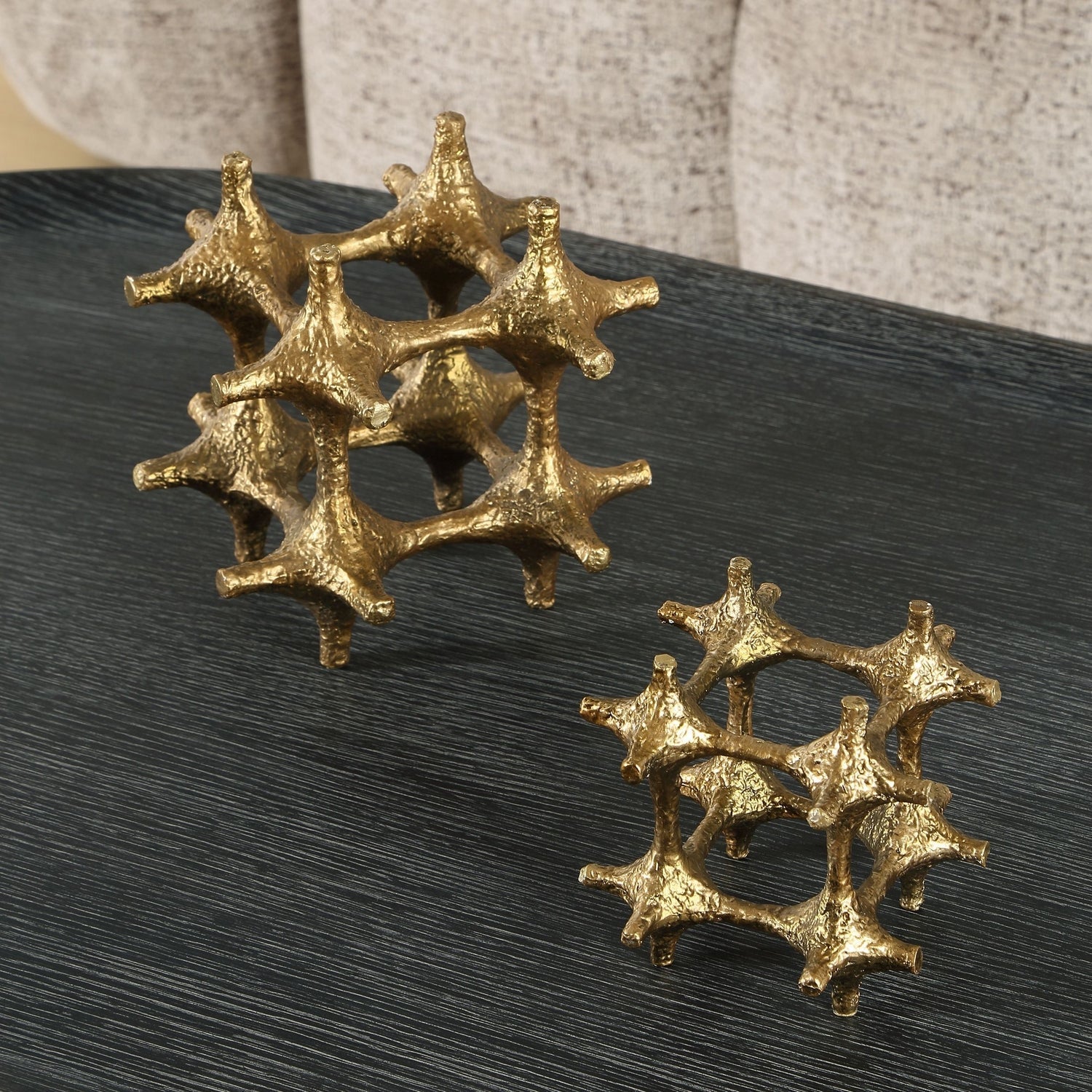Uttermost - 18314 - Sculptures Set/2 - Gilded - Antique Brass