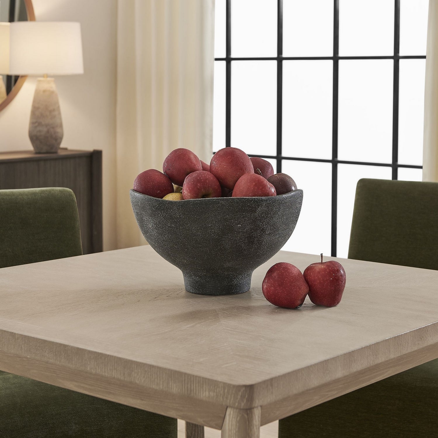Uttermost - 18323 - Bowl - Komorebi - Matte Black
