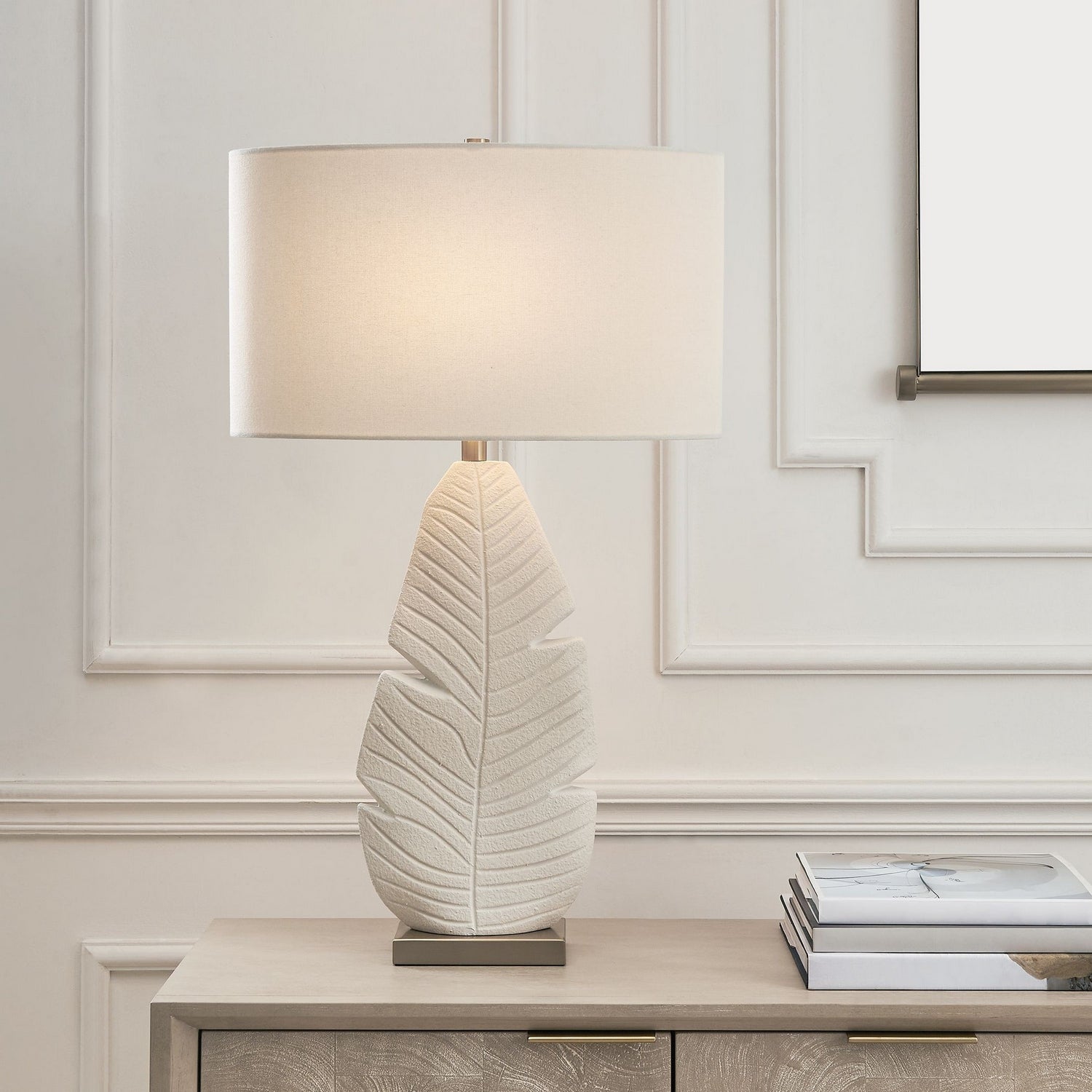 Uttermost - 30557 - One Light Table Lamp - Palm Leaf - Brass