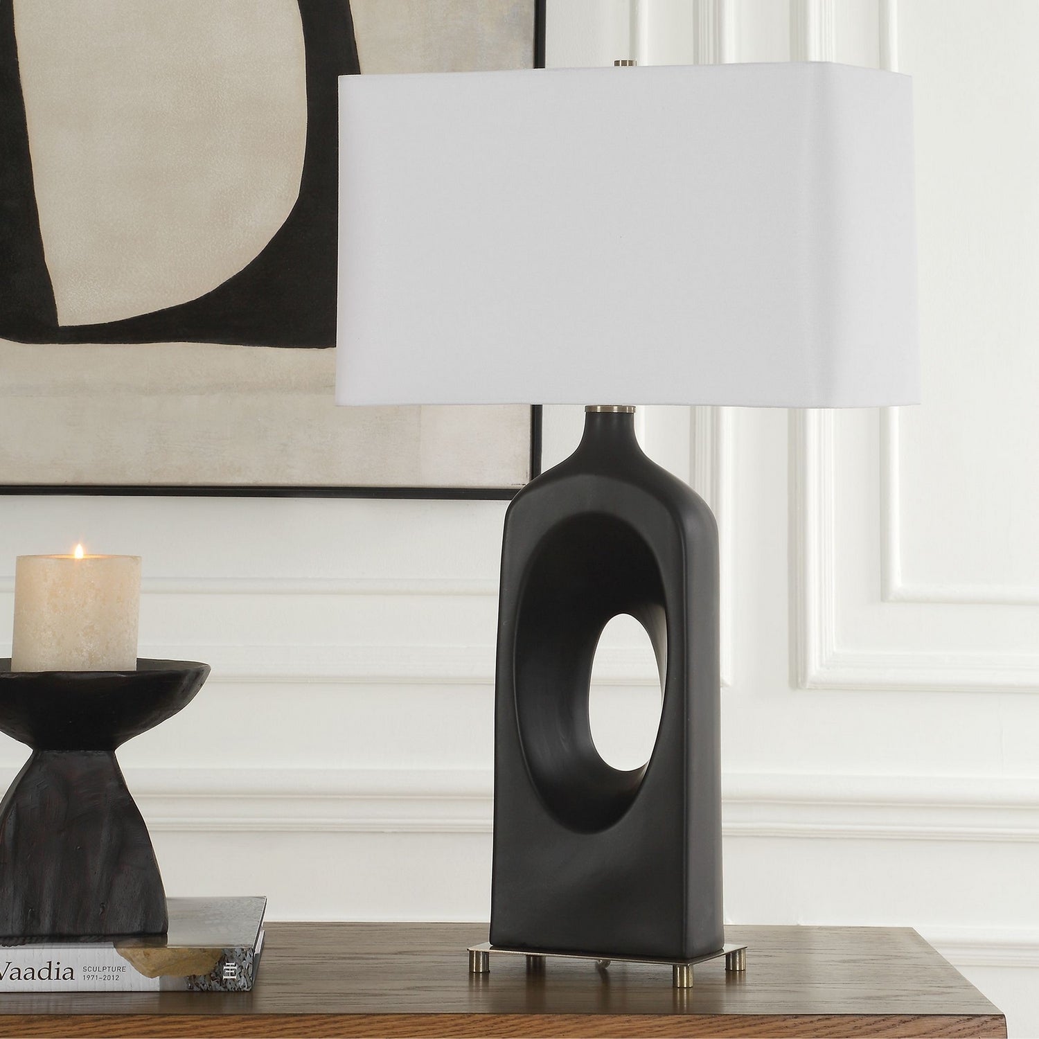 Uttermost - 30586-1 - One Light Table Lamp - Void - Brass
