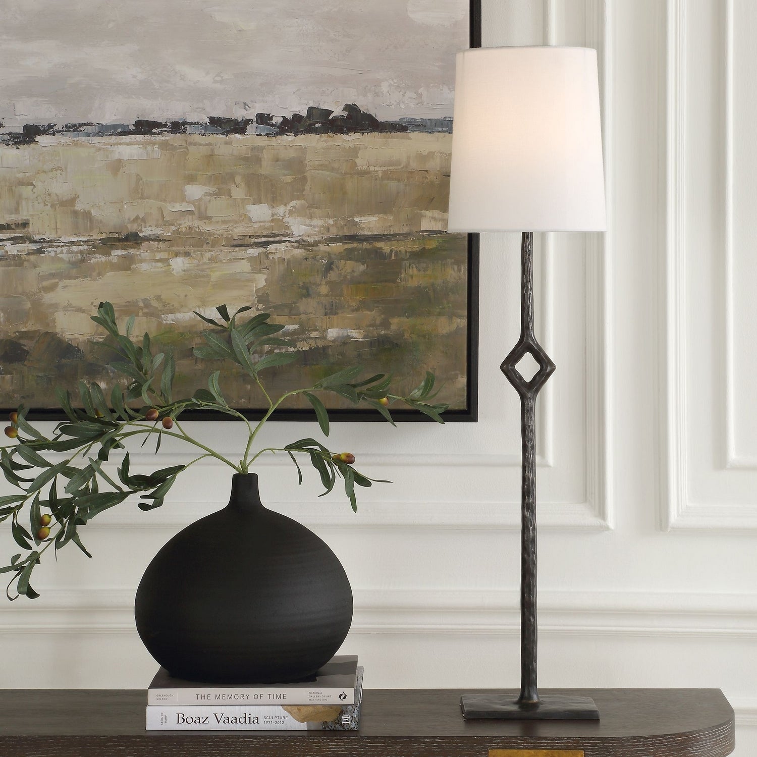 Uttermost - 30613-1 - One Light Buffet Lamp - Puncture - Rustic Bronze