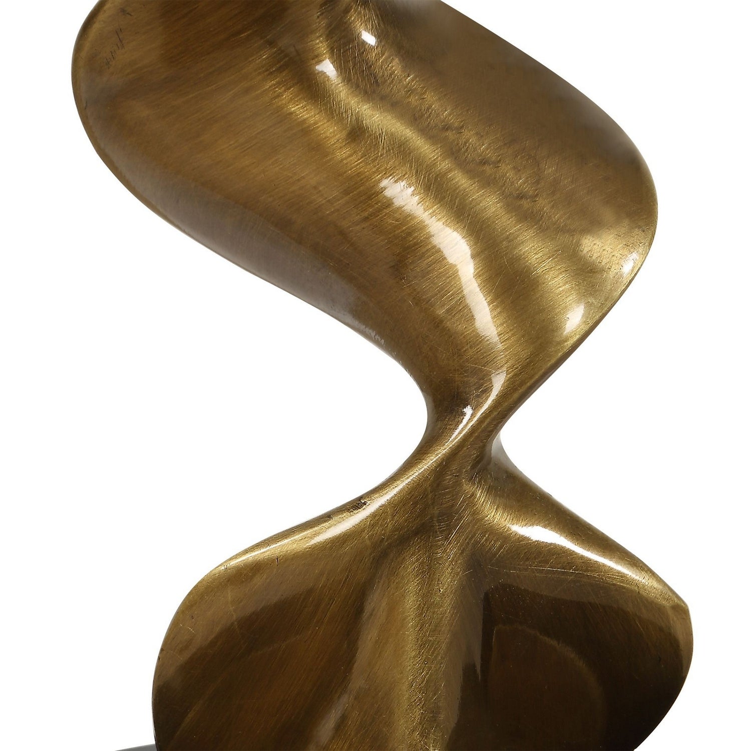 Uttermost - 30614-1 - One Light Buffet Lamp - Spiraling - Antique Brass