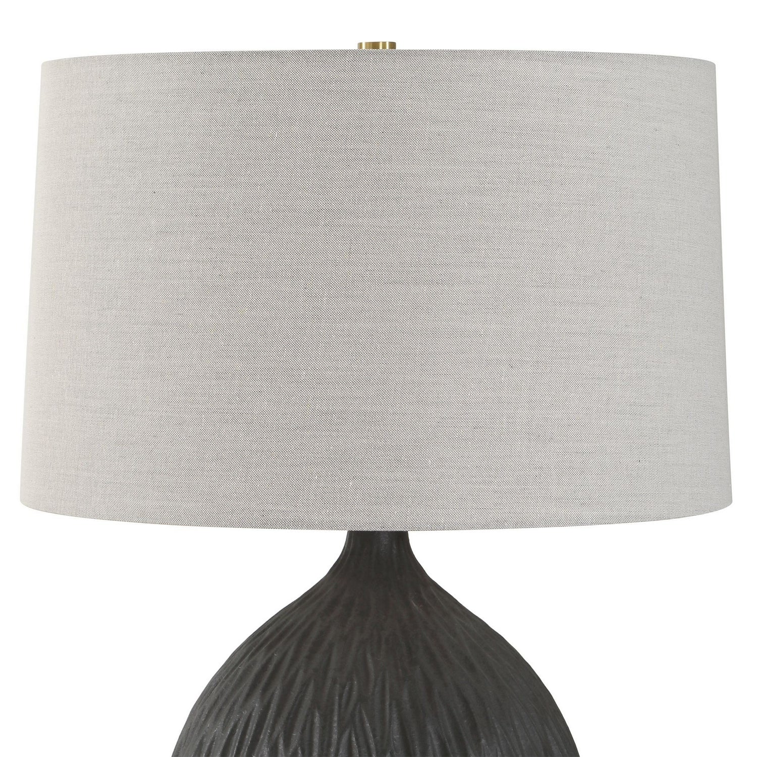 Uttermost - 30652-1 - One Light Table Lamp - Levee - Textured Satin Black