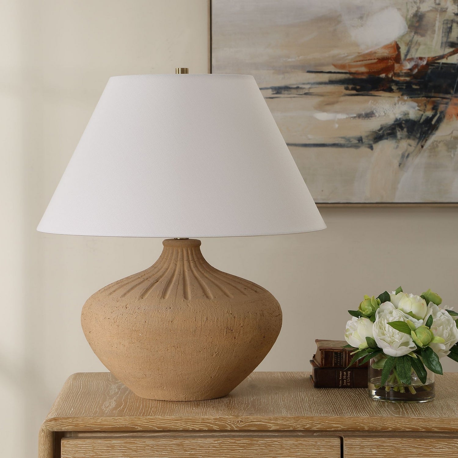 Uttermost - 30653-1 - One Light Table Lamp - Eldon - Brass
