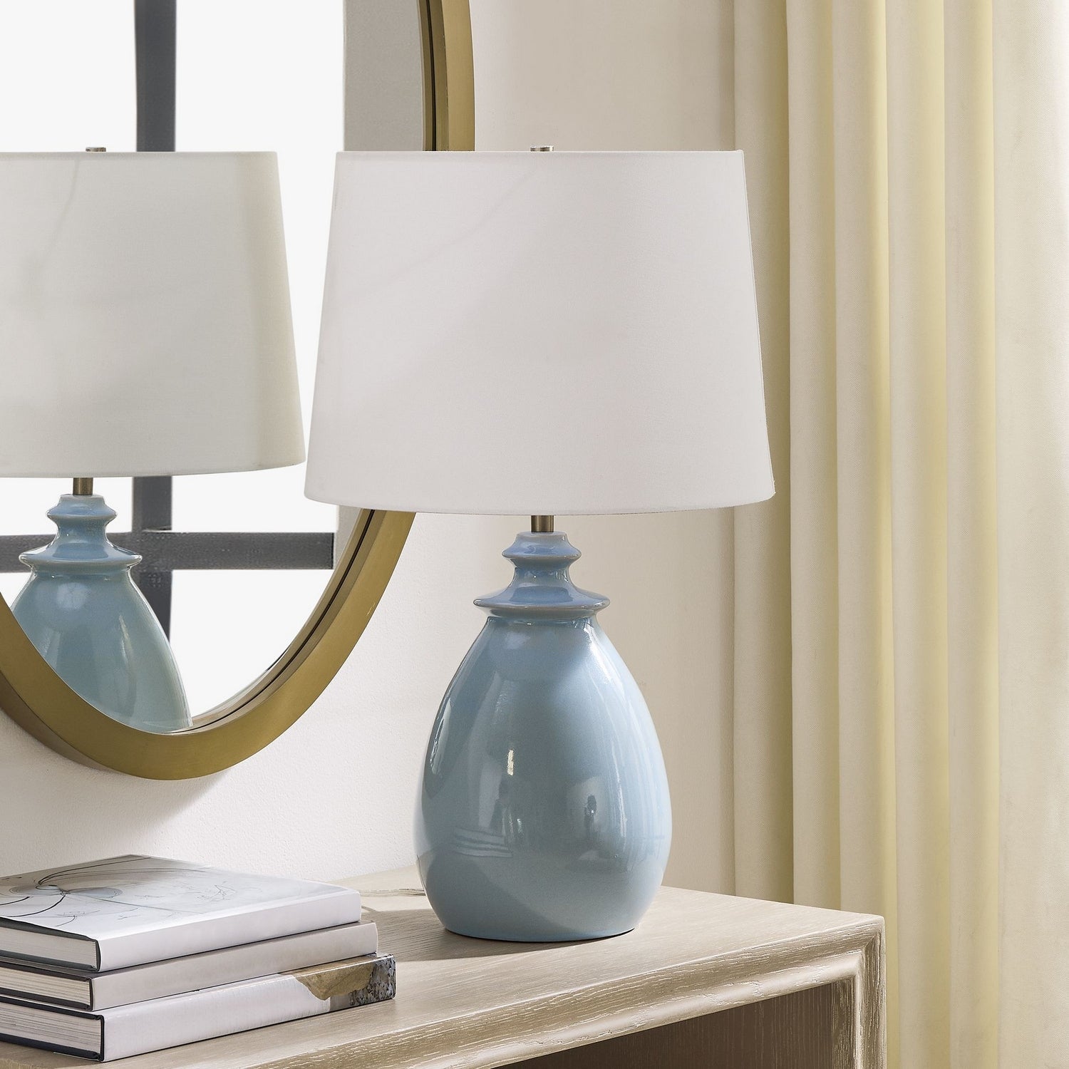 Uttermost - 30656-1 - One Light Table Lamp - Lorene - Brushed Nickel