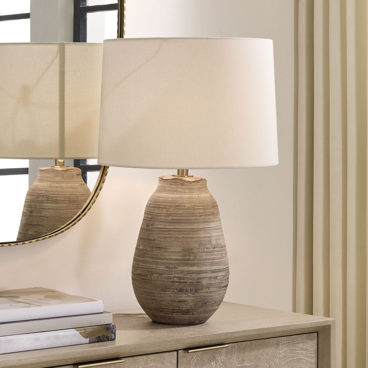 Uttermost - 30661-1 - One Light Table Lamp - Tonachio - Brass