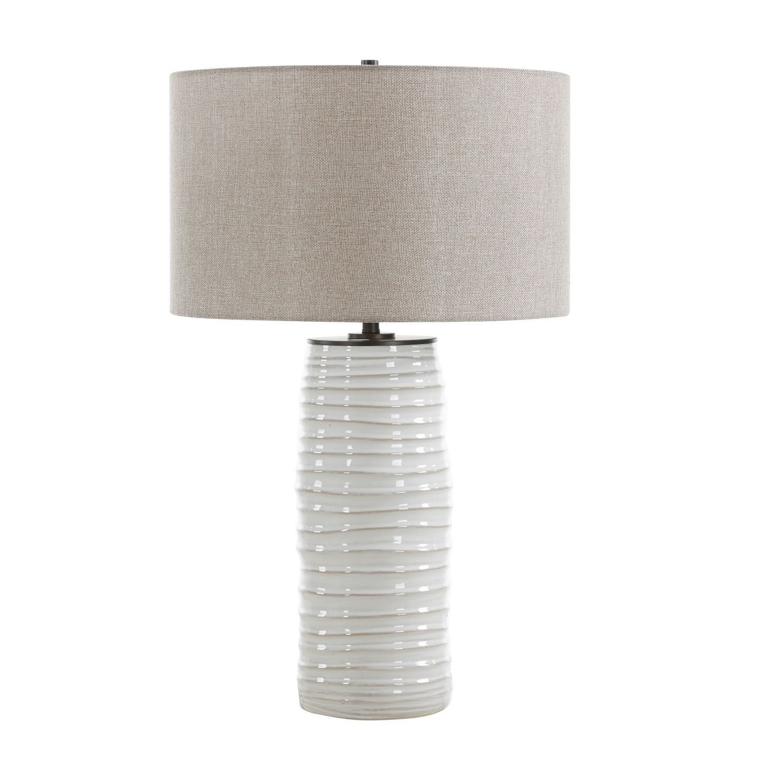 Uttermost - 30665 - One Light Table Lamp - Barat - Sleek Black