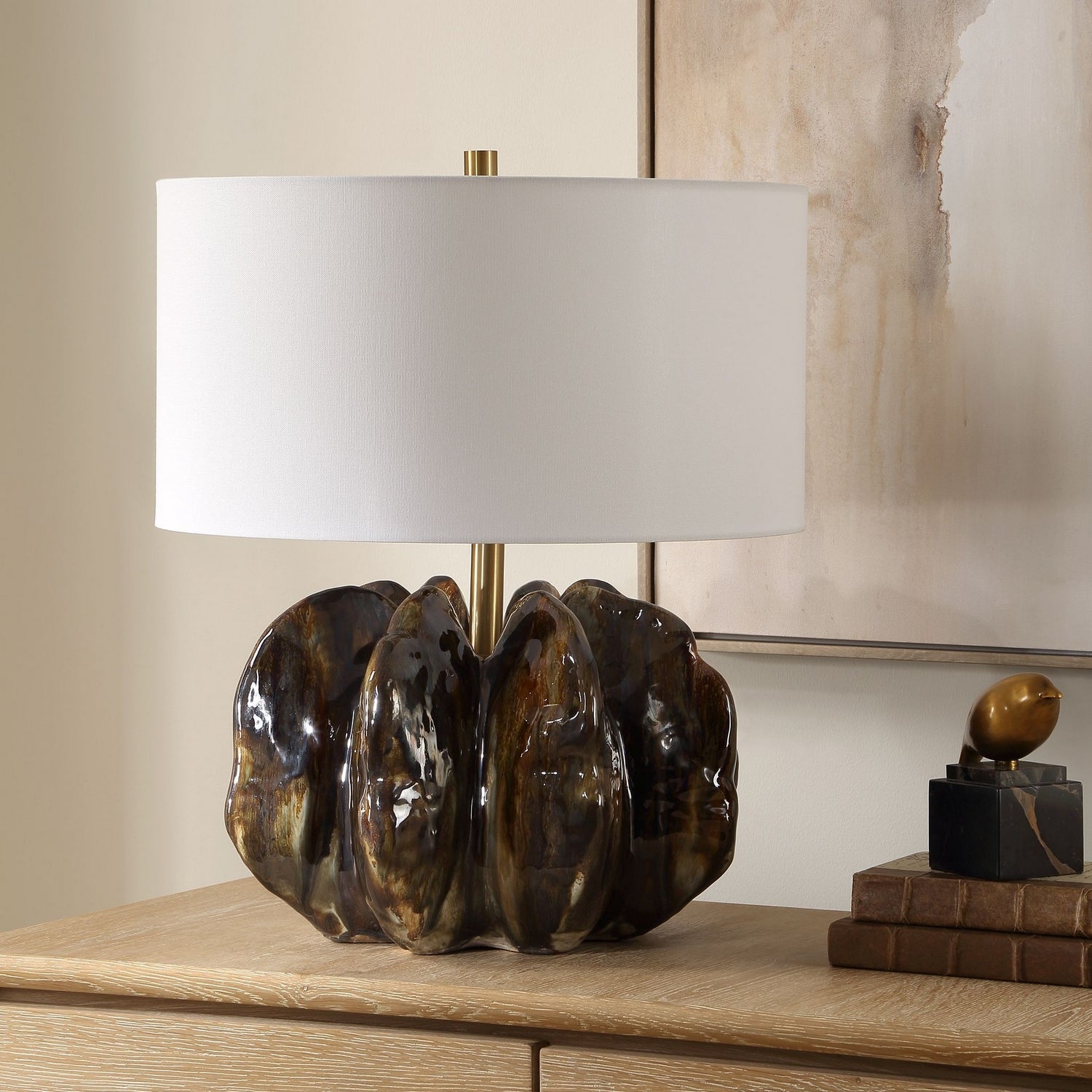 Uttermost - 30677 - One Light Table Lamp - Jaudon - Warm Bronze