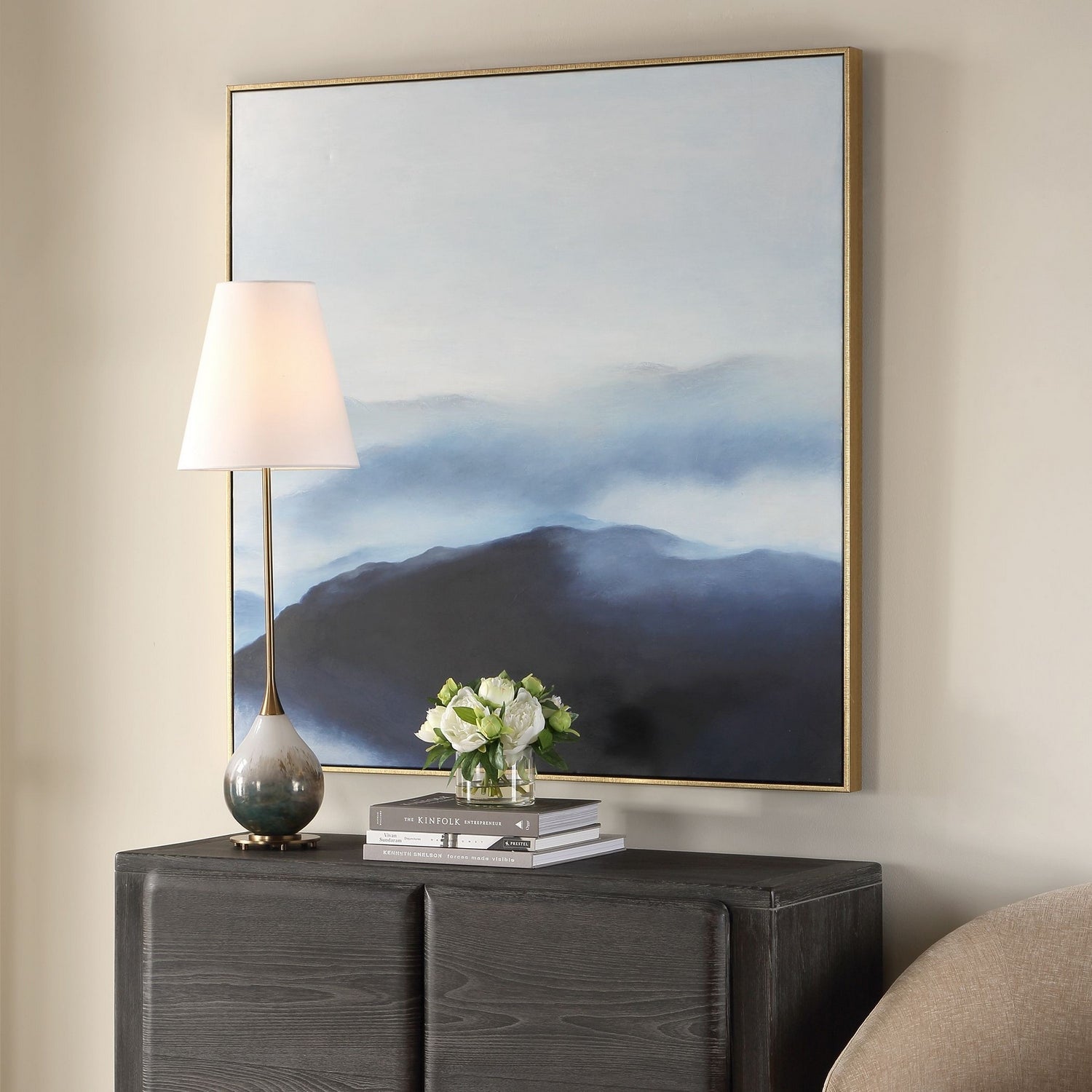 Uttermost - 32460 - Landscape Painting - Cold Shoulder - Dark, Gray