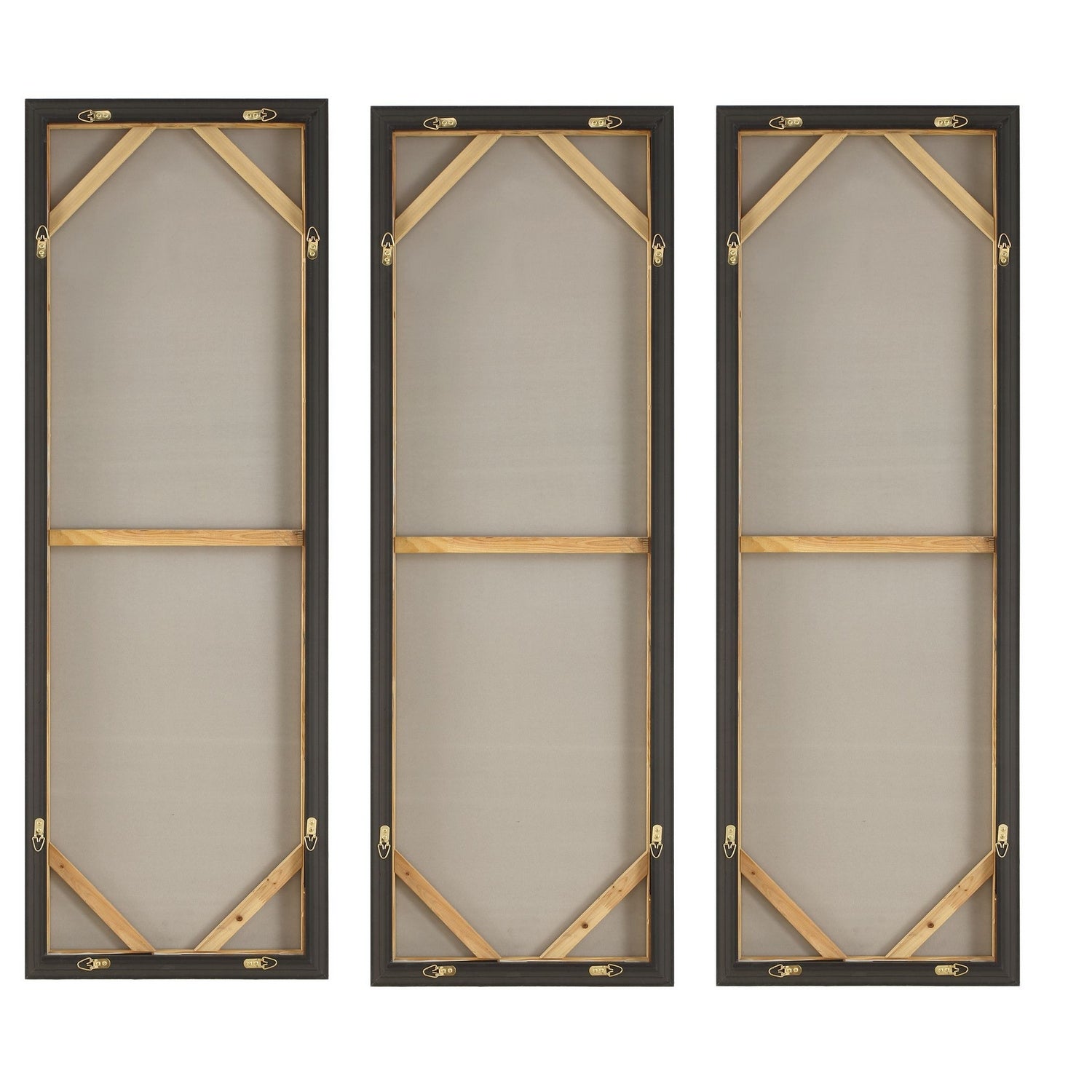 Uttermost - 32489 - Abstract Art - Smoke Break - Dark, Rich Walnut