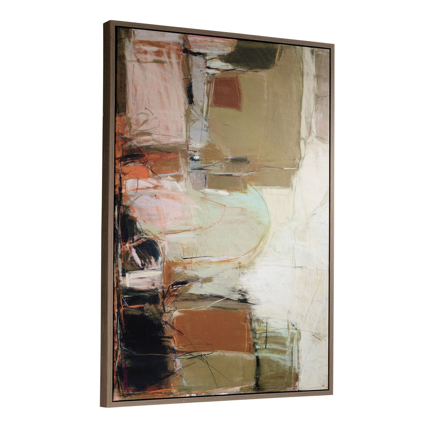 Uttermost - 32495 - Abstract Art - Palace Walls - Light Oak