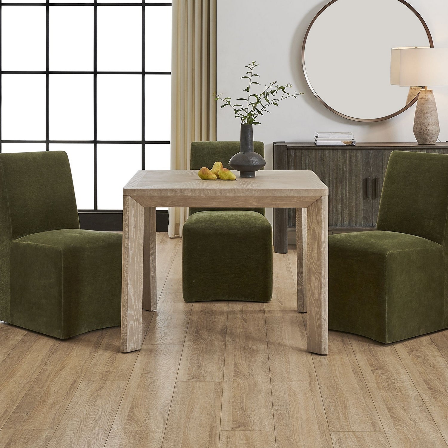Uttermost - 50293 - Dining Game Table - Noval - Solid White Oak