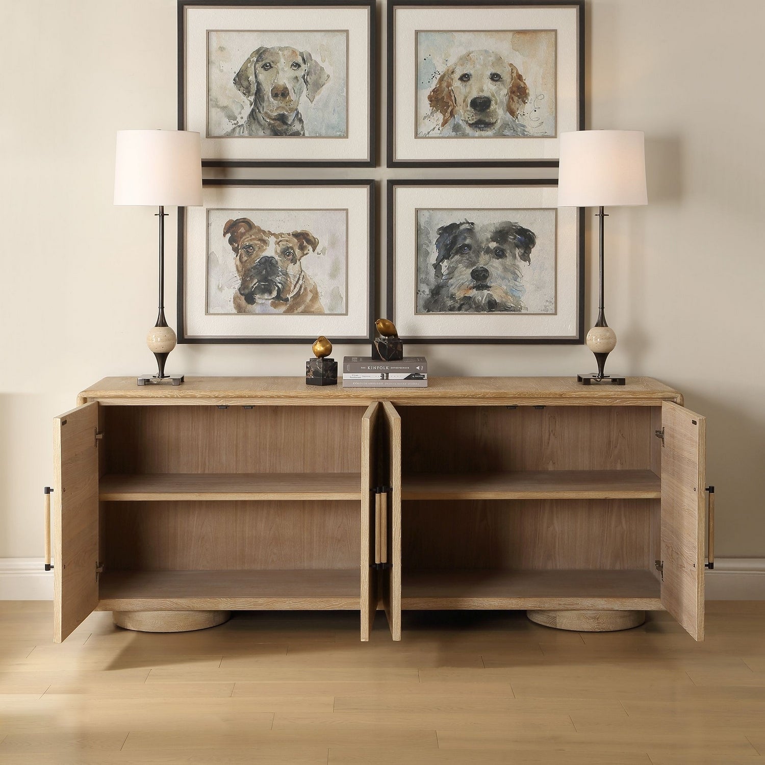 Uttermost - 50328 - Cabinet - Evanston - Black