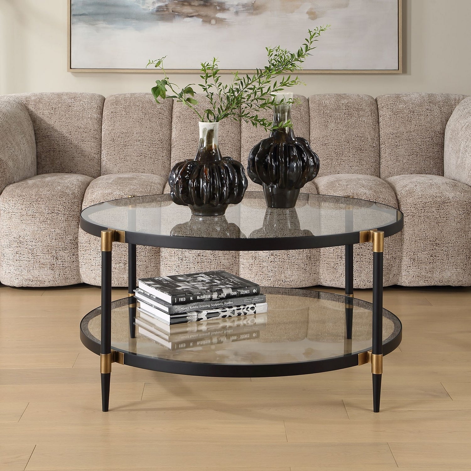 Uttermost - 50361 - Coffee Table - Chadid - Black Iron