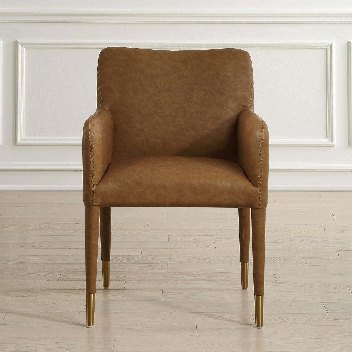 Uttermost - 53055 - Dining Chair - Conifer - Brushed Brass