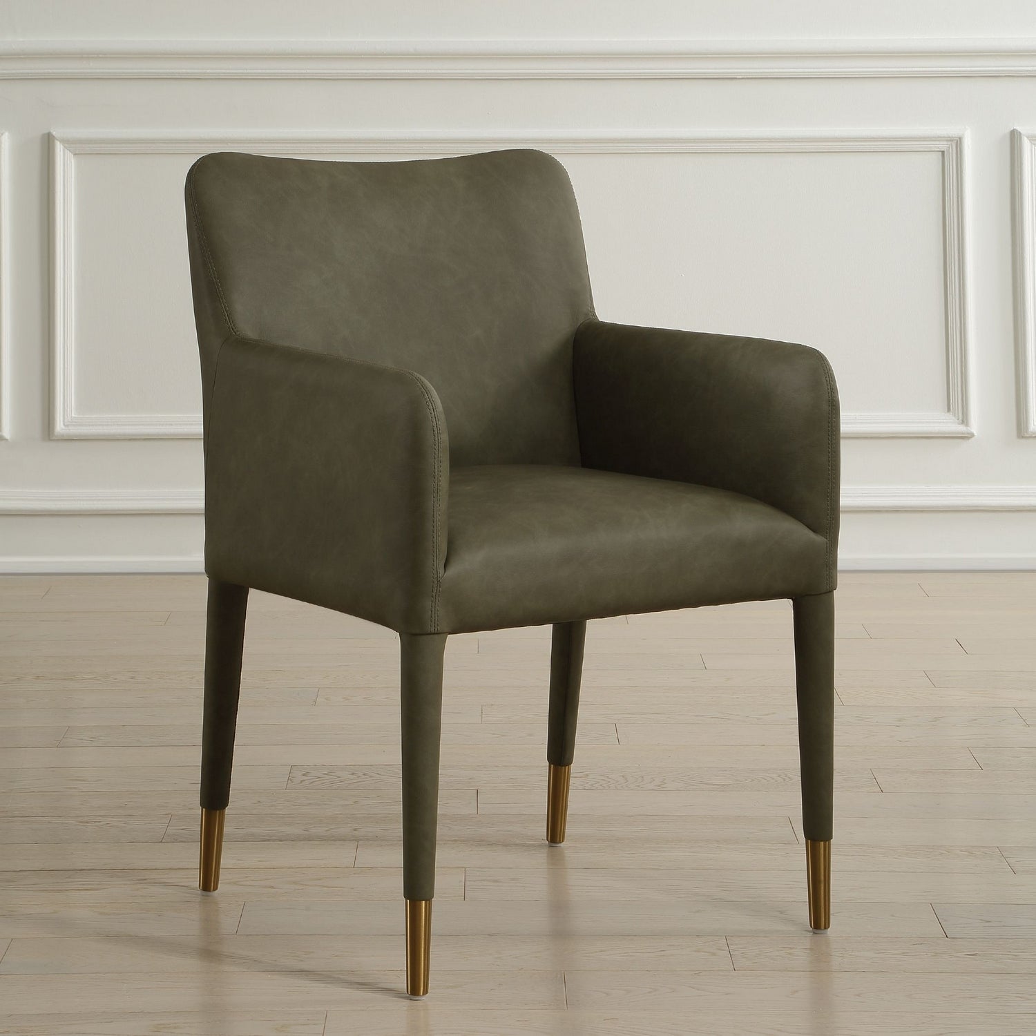 Uttermost - 53056 - Dining Chair - Conifer - Brushed Brass