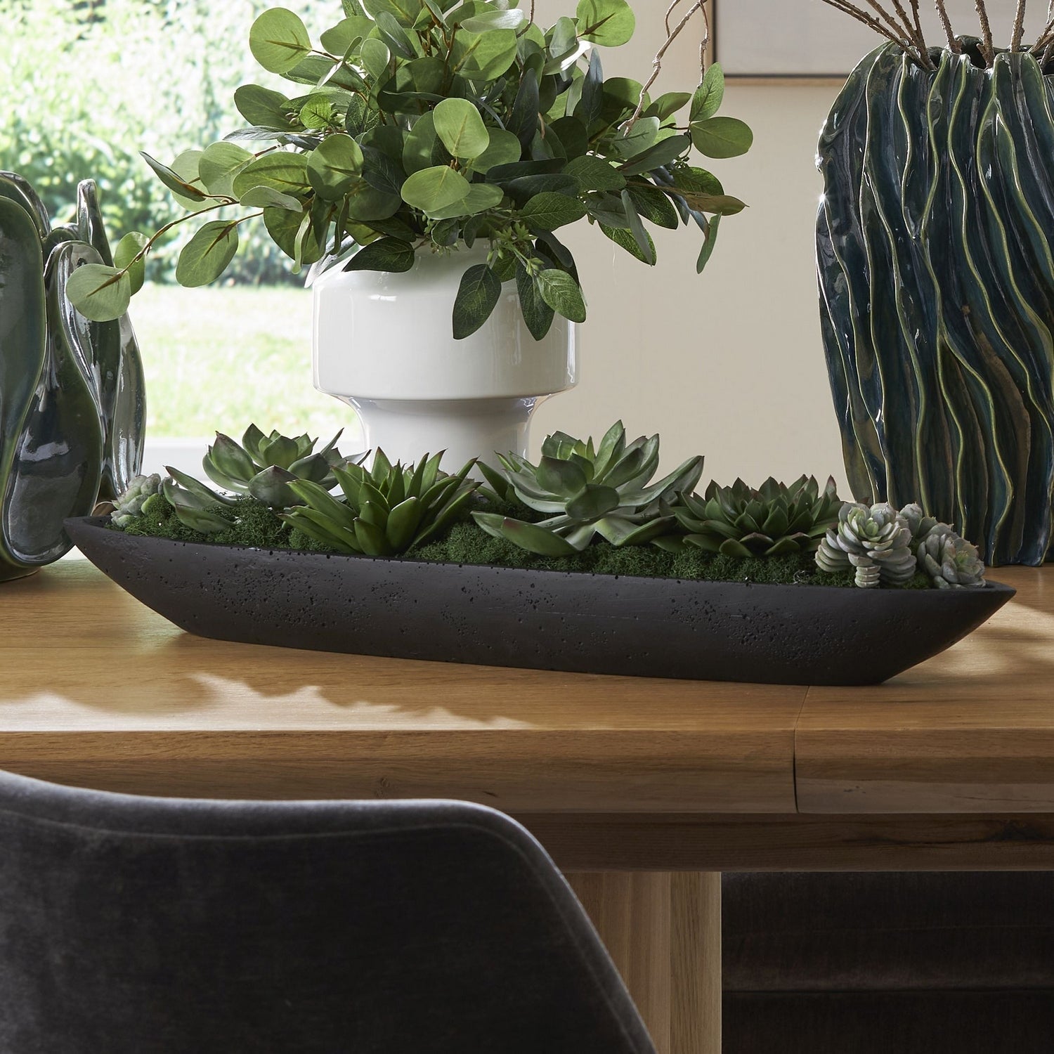 Uttermost - 60260 - Bowl Centerpiece - Verde - Black