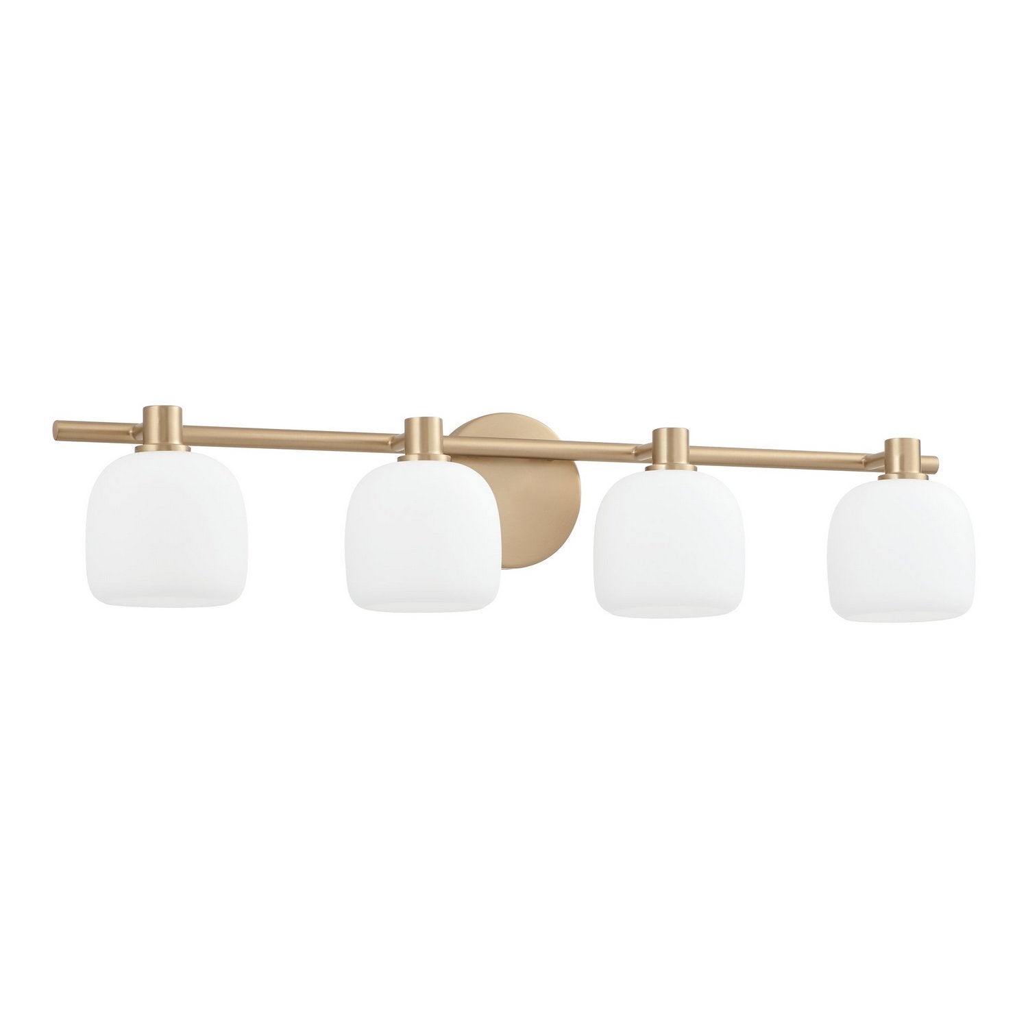 Thesis Lighting 207019A Valentina Vanity in Champagne Gold, Etched Opal