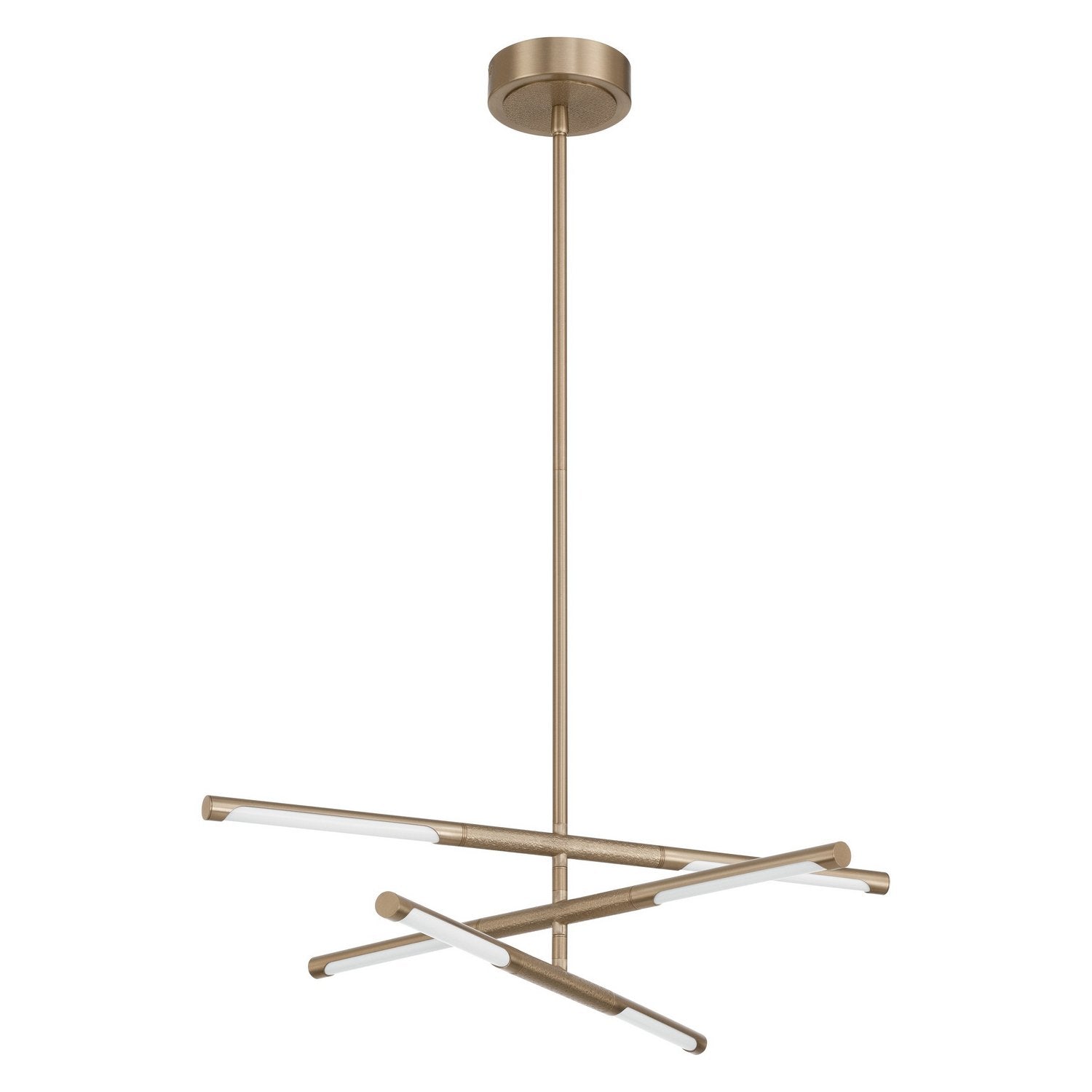 Thesis Lighting 207279A Overture LED Convertible Chandelier in Champagne Bronze