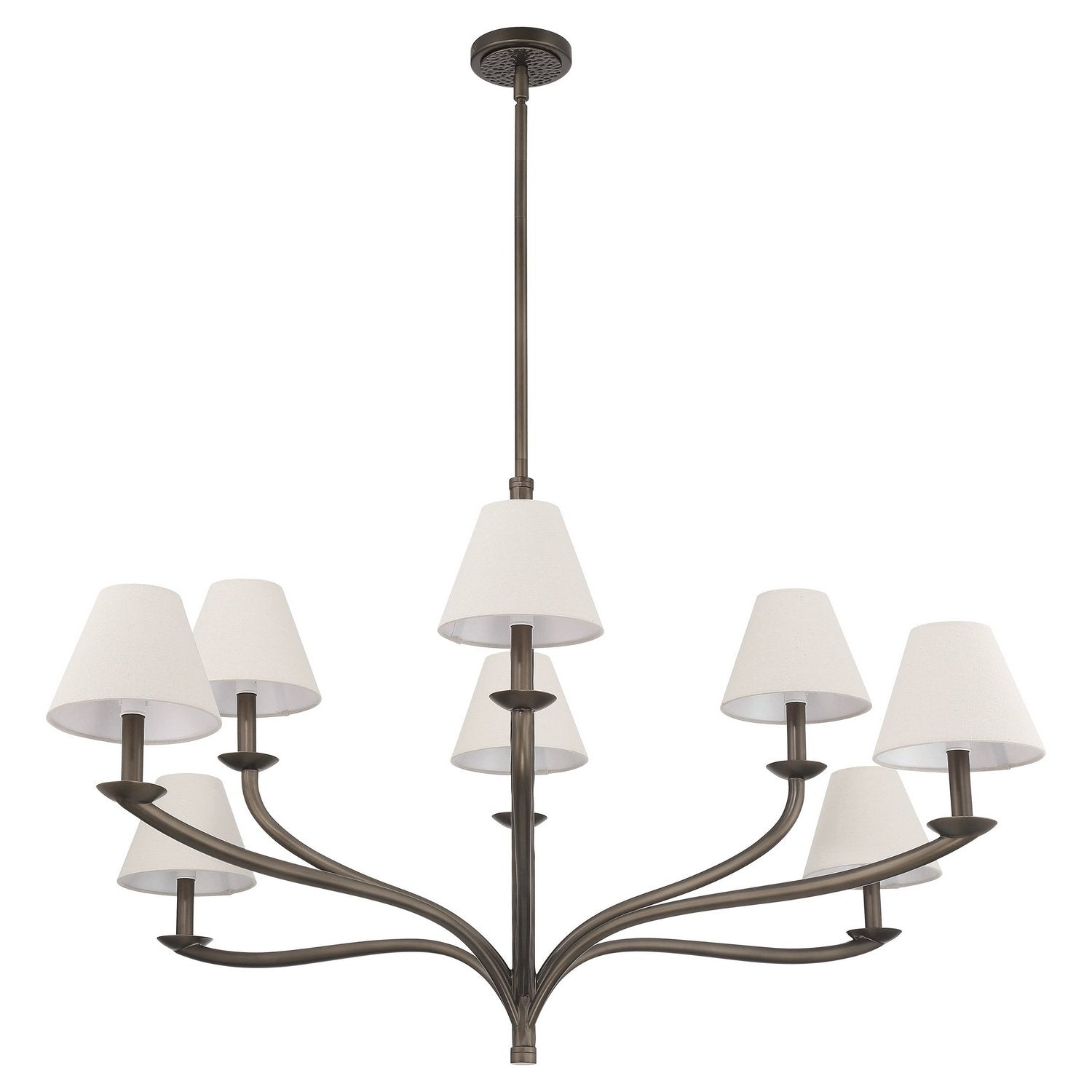 Thesis Lighting 207339A Bethany Chandelier in Forged Bronze
