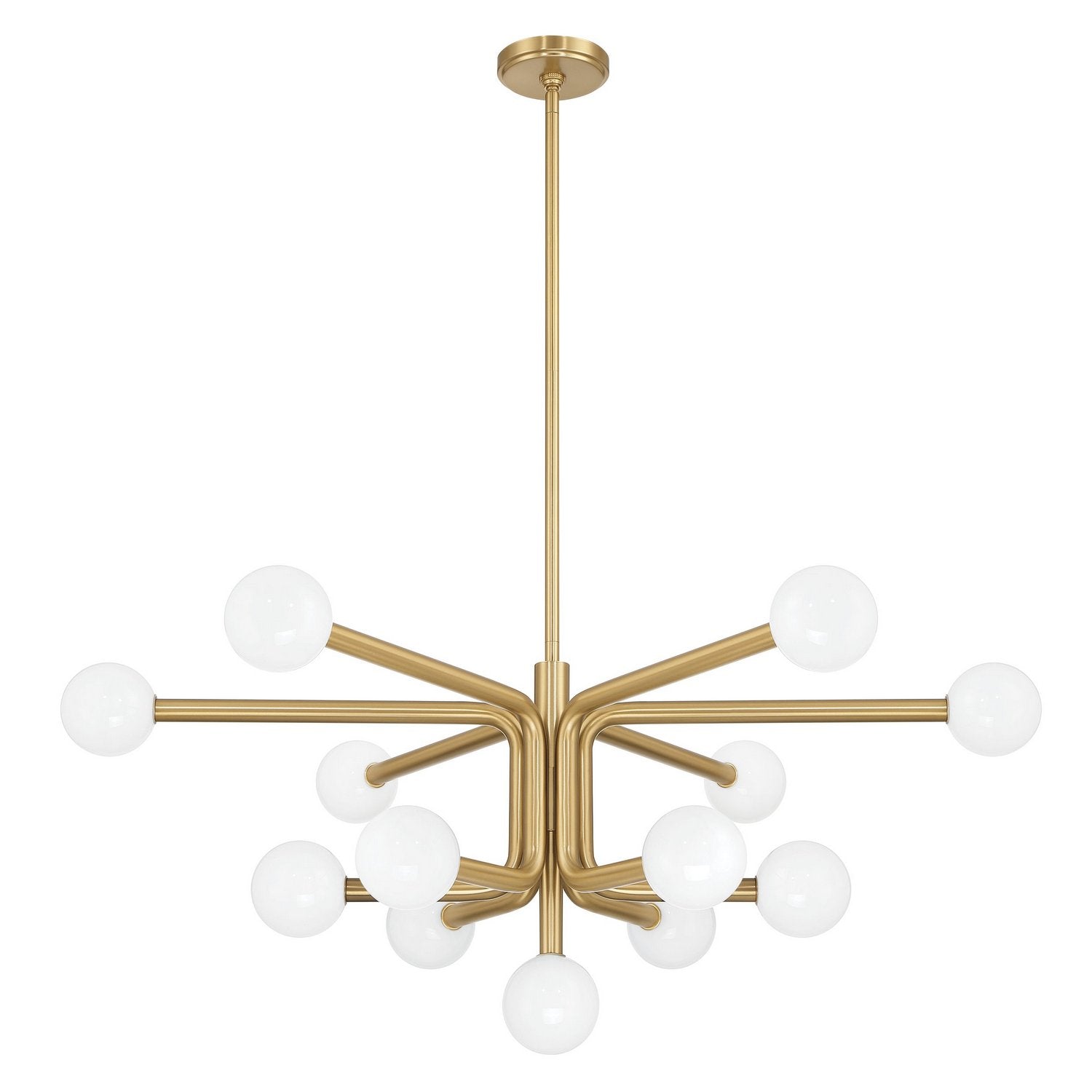 Thesis Lighting 207354A Stockholm LED Chandelier in Champagne Gold