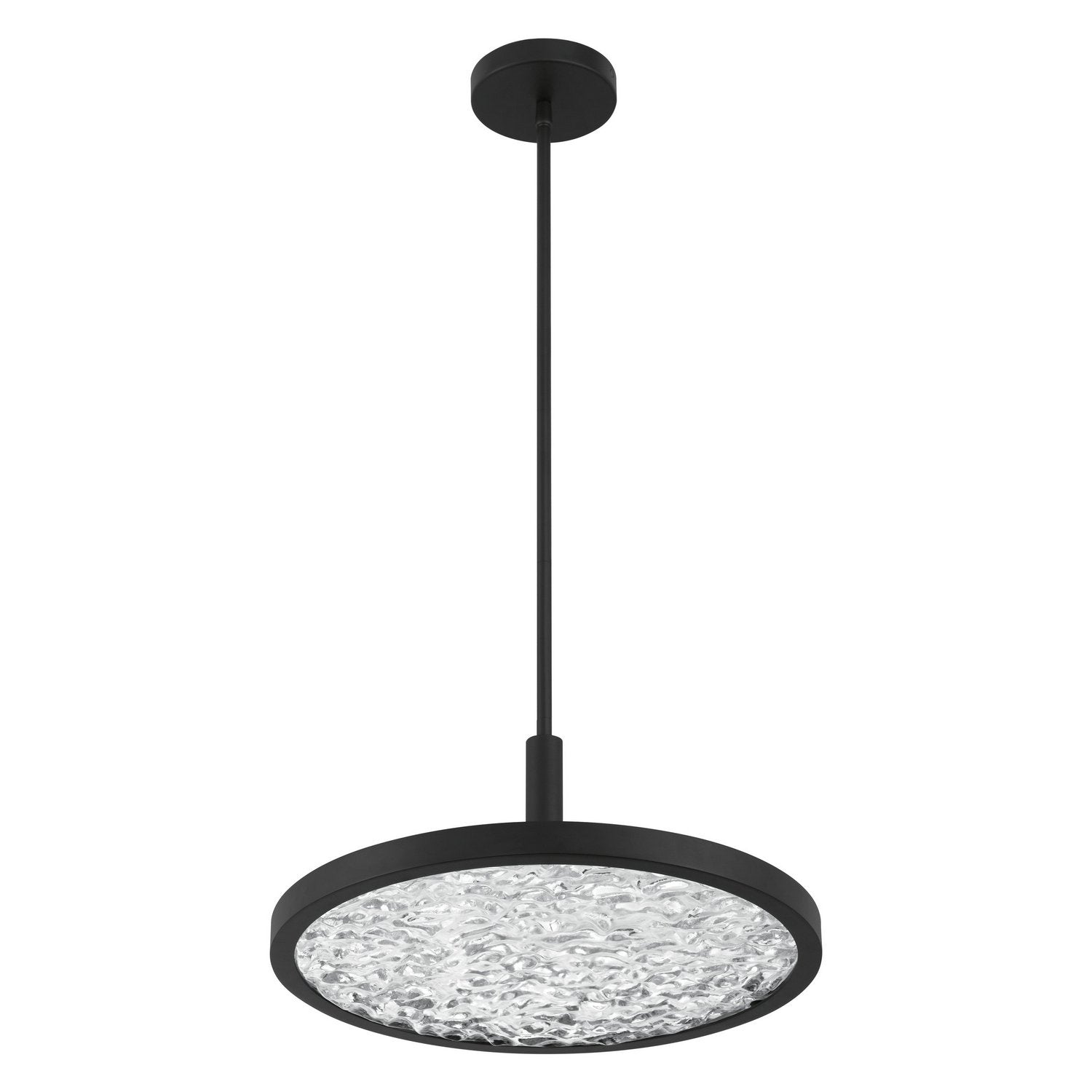 Thesis Lighting 207417A Courtney LED Convertible Pendant in Textured Black