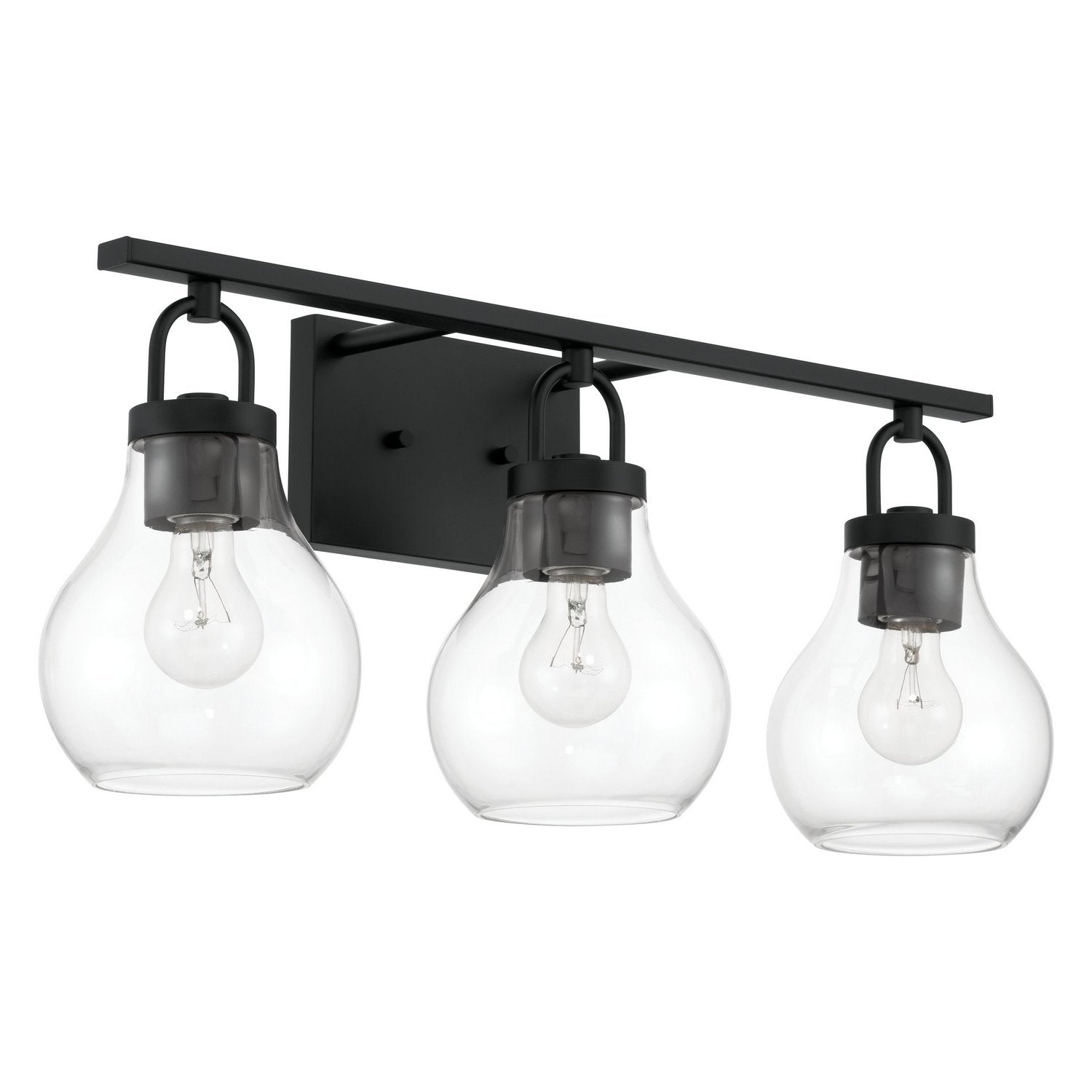 Thesis Lighting 207636A Mansfield Vanity in Matte Black