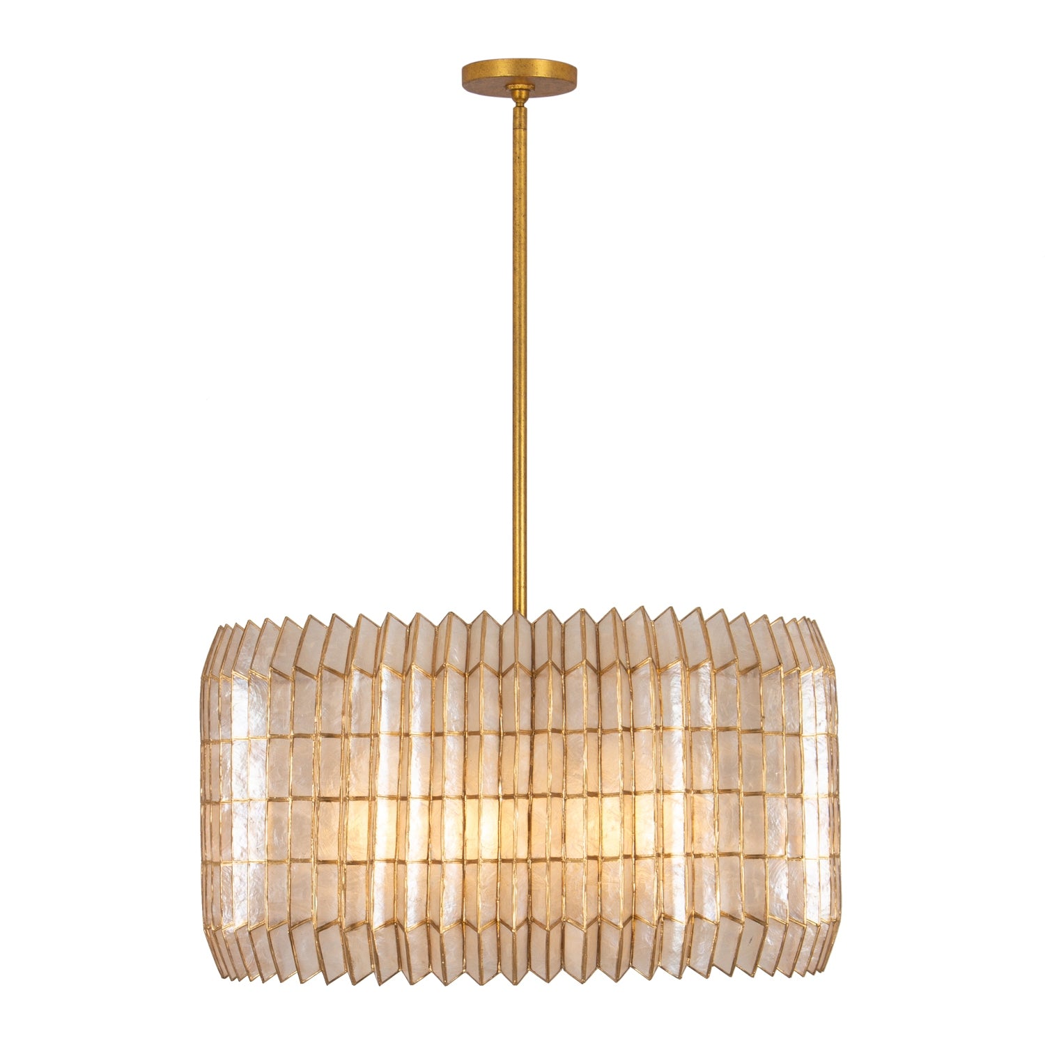 Kalco - 522655OL - Eight Light Chandelier - Fractal - Oxidized Gold Leaf