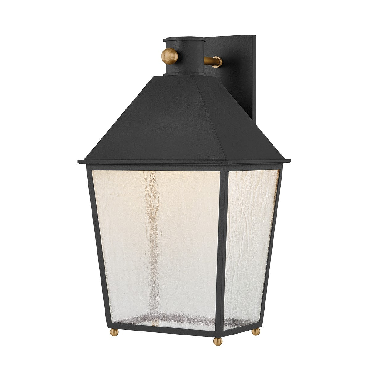 Troy Lighting Canada - B5720-TBK/PBR - One Light Wall Sconce - Gladden - Texture Black