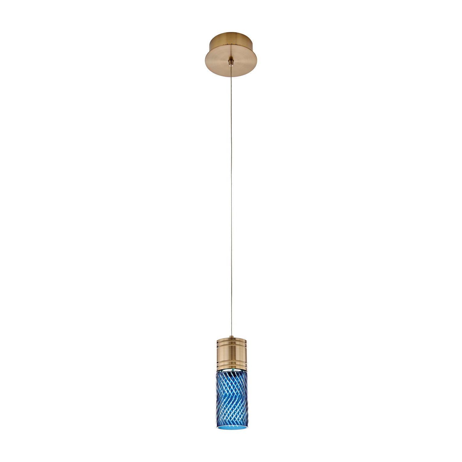 Kalco - 524911WB - LED Pendant - Kiriko - Winter Brass