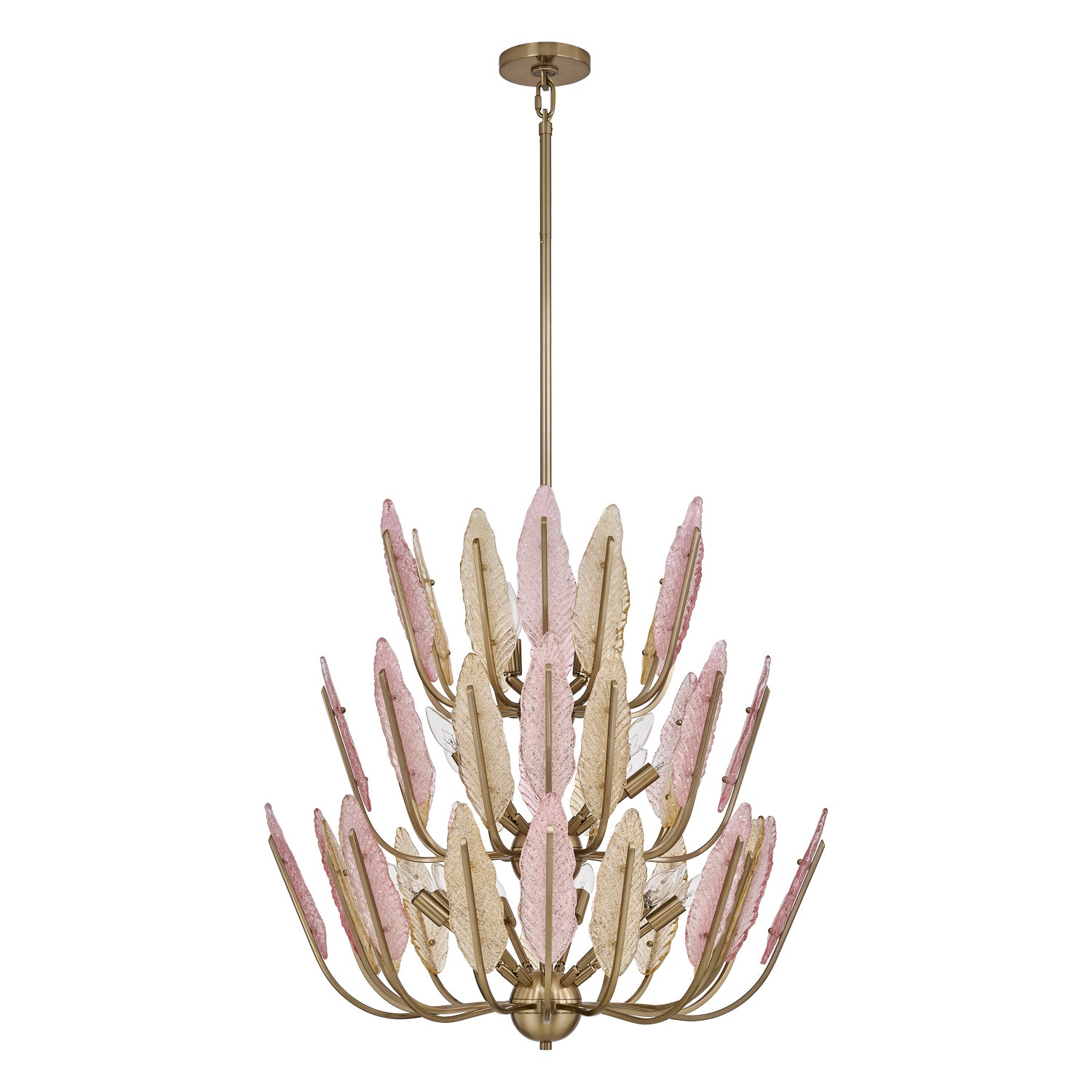 Kalco - 526555BCG - 22 Light Chandelier - Autumna - Brushed Champagne Gold