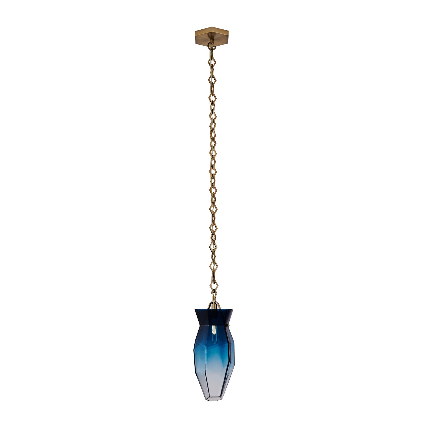 Kalco - 528311WB - One Light Pendant - Bolsa - Winter Brass