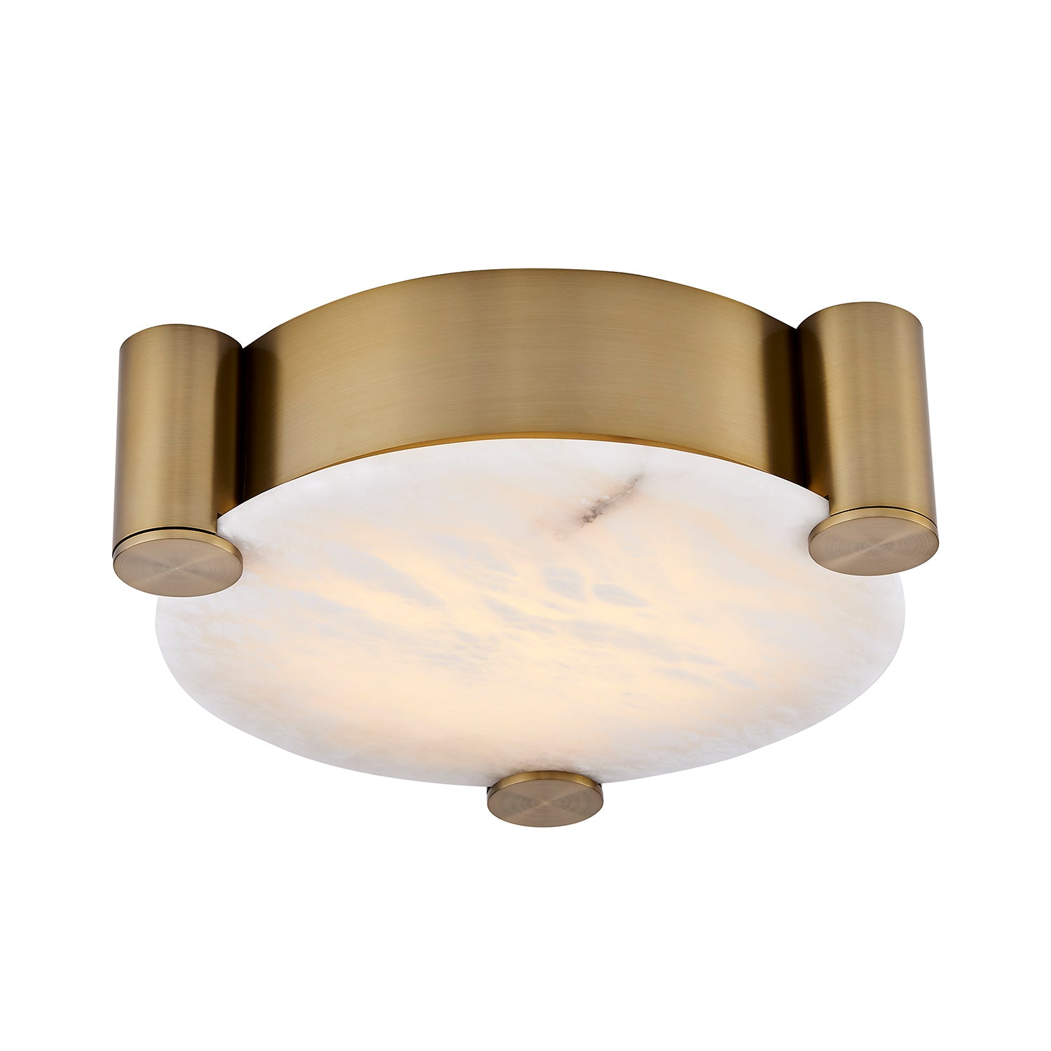 Kalco - 528742WB - LED Flush Mount - Lumba - Winter Brass