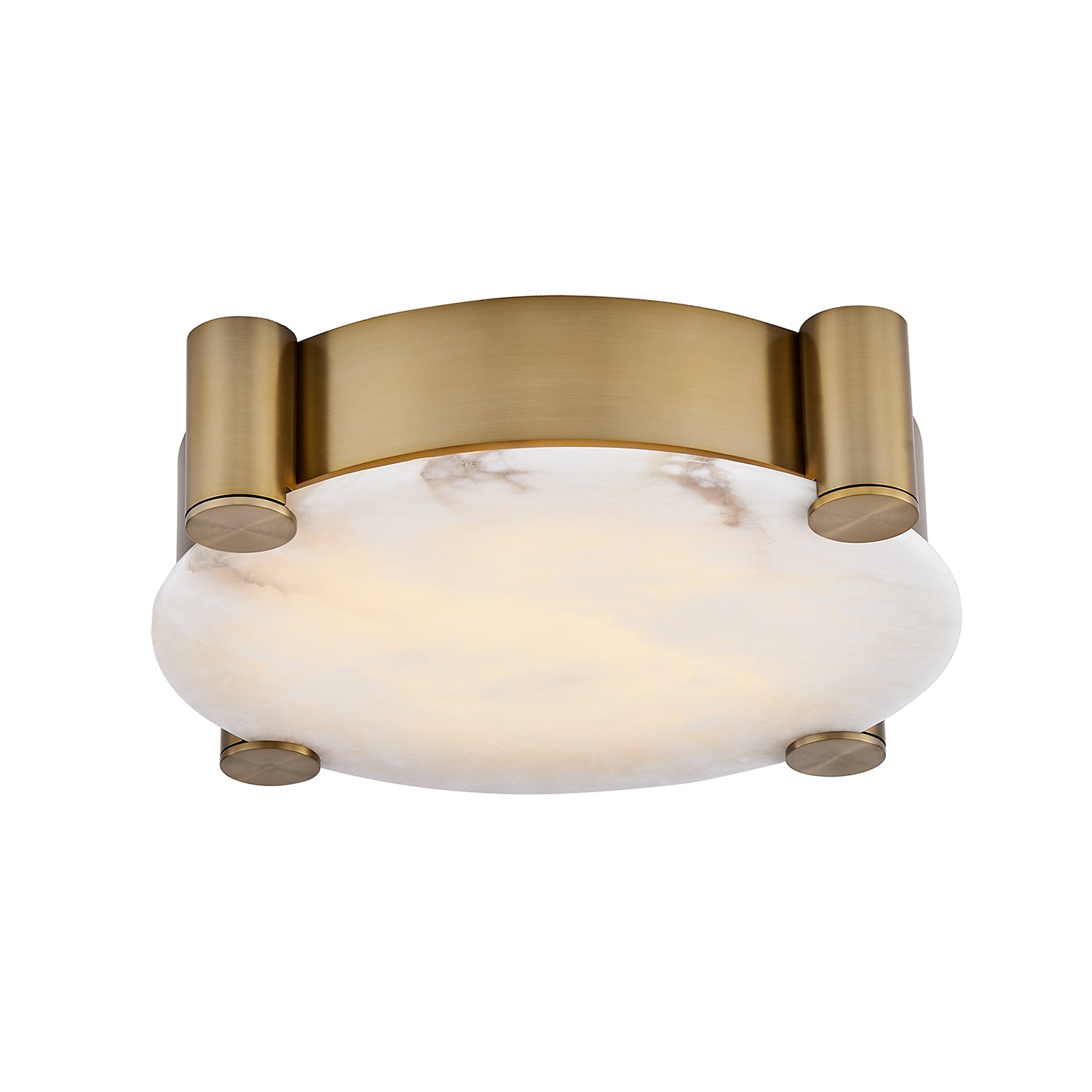 Kalco - 528743WB - LED Flush Mount - Lumba - Winter Brass