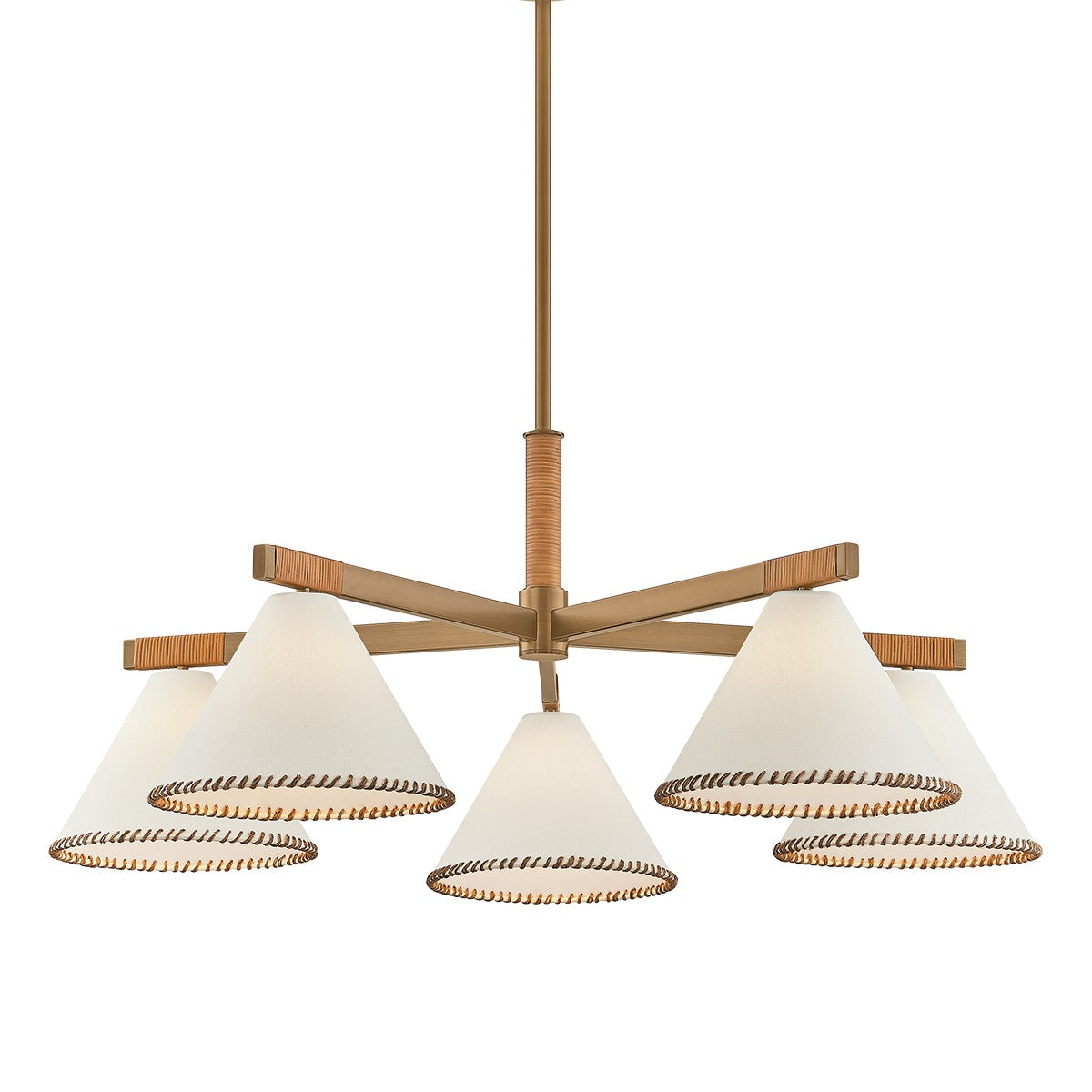 Troy Lighting Canada - F2540-PBR - Five Light Chandelier - Stoney - Patina Brass