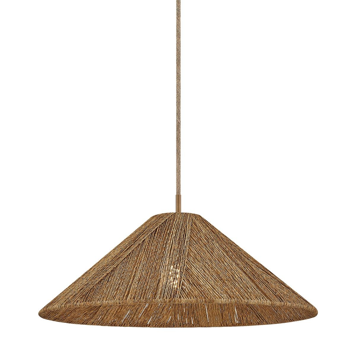 Troy Lighting Canada - F3724-PBR - One Light Pendant - Ahrens - Patina Brass