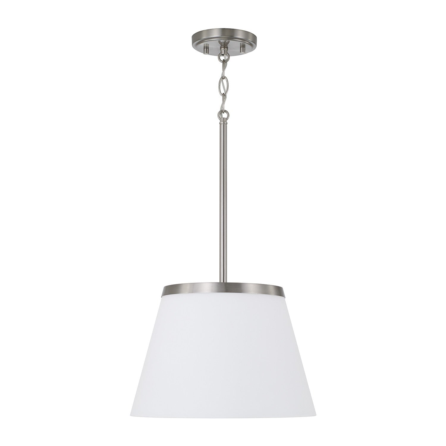 Capital Lighting - 361011BN - One Light Pendant - Drake - Brushed Nickel