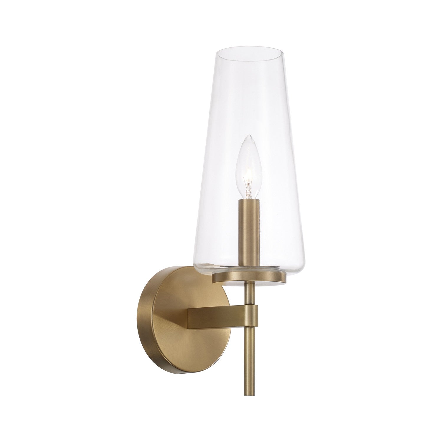 Capital Lighting - 661911AD-663 - One Light Wall Sconce - Aaron - Aged Brass