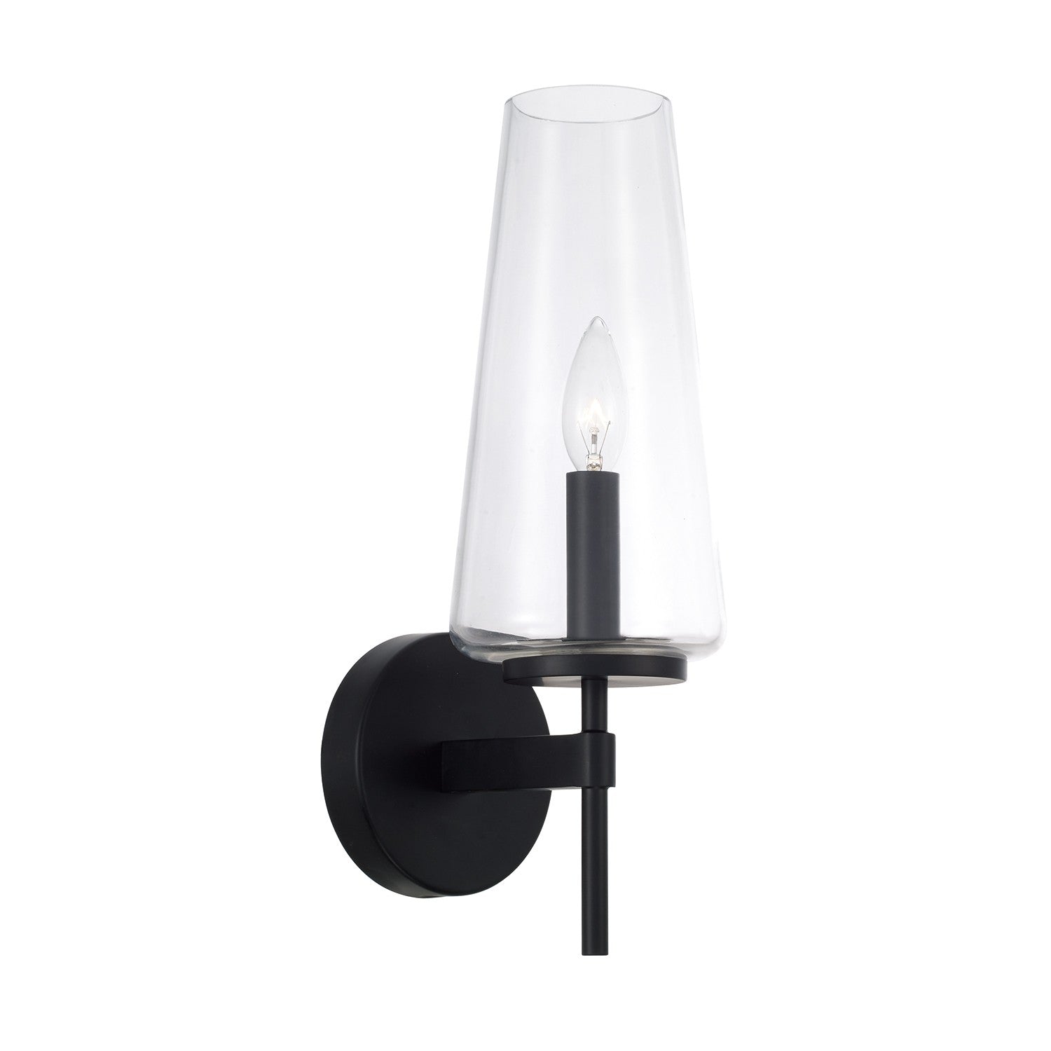 Capital Lighting - 661911MB-663 - One Light Wall Sconce - Aaron - Matte Black