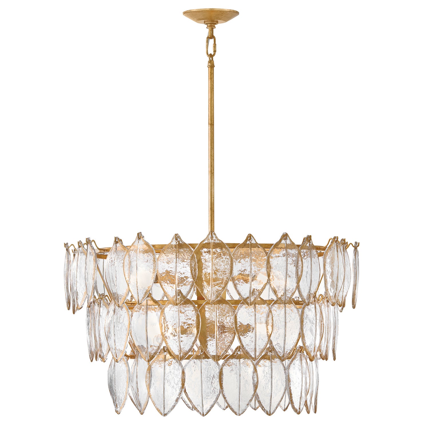 Fredrick Ramond Canada - FR32604DA - LED Chandelier - Amira - Distressed Brass