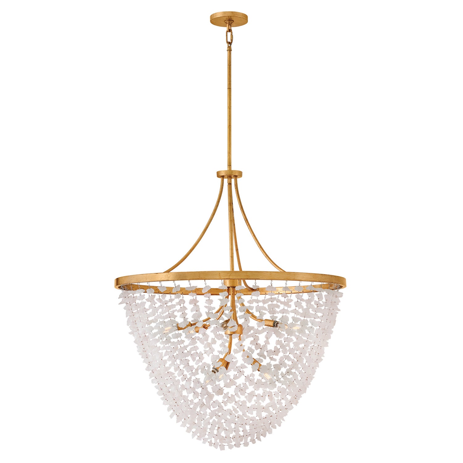 Fredrick Ramond Canada - FR41595DA - LED Chandelier - Myra - Distressed Brass