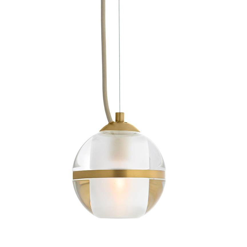 Arteriors DPC42 Noble Pendant in Antique Brass