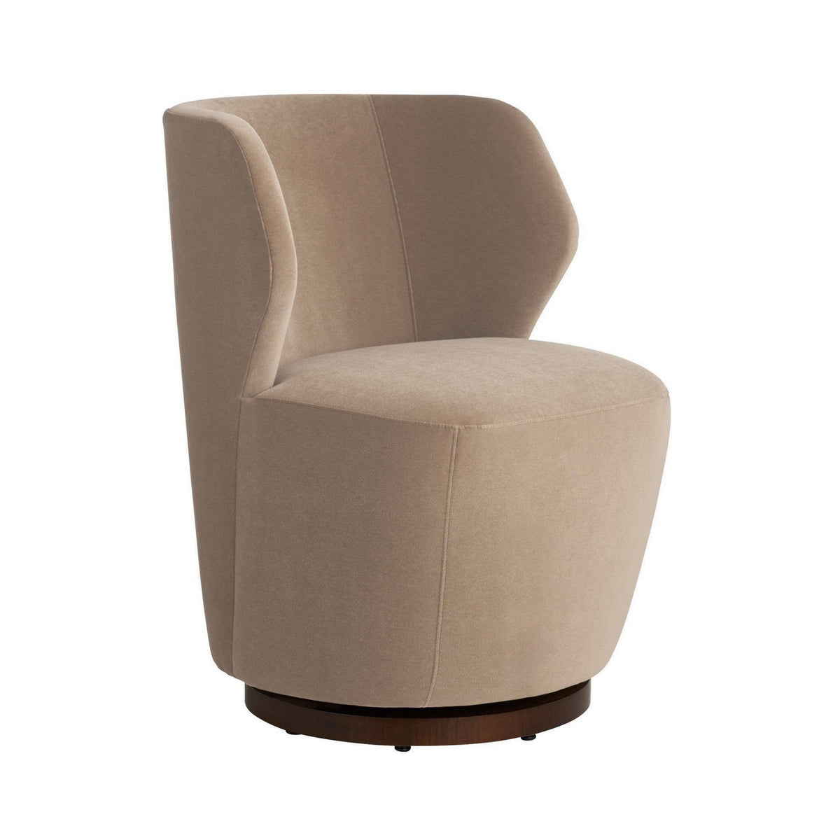 Arteriors FRU15 Poppy Chair in Cocoa / Dark Walnut