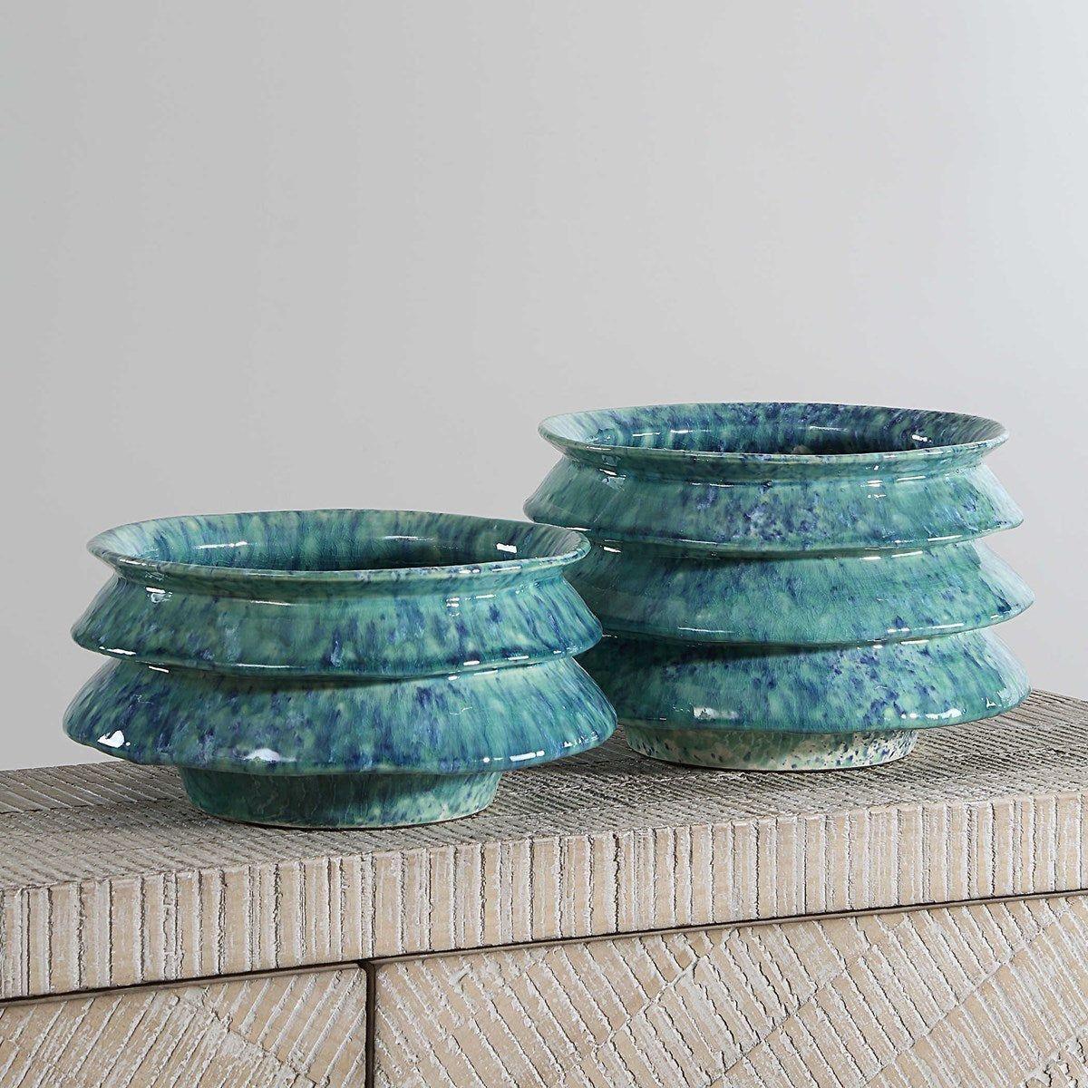 The Uttermost - ZigZag Bowls Set of 2 - 18147 - Canada Light Shop