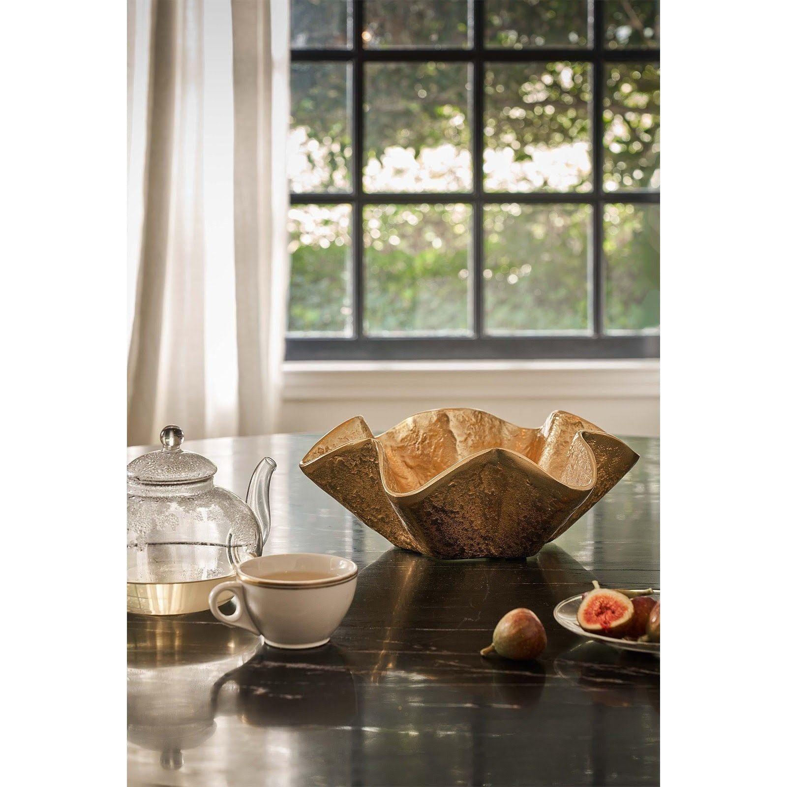 Regina Andrew - Pedicoat Metal Bowl - 20-1642BRS - Canada Light Shop