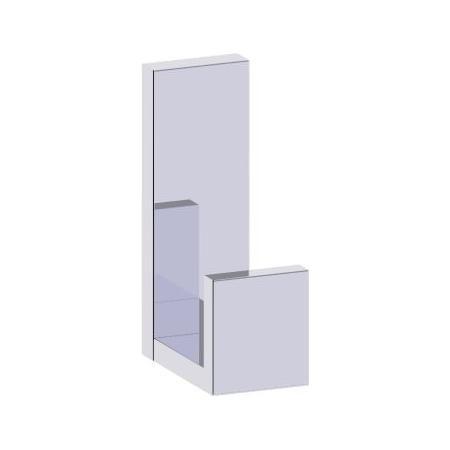 Kartners - Berlin Large Coat Hook with Solid Back - 232137SB-99 - Canada Light Shop