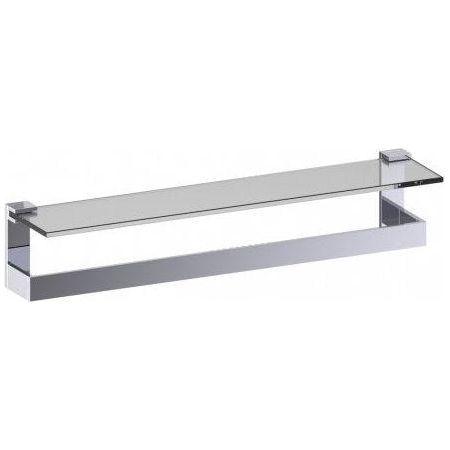 Kartners - Berlin Frosted Glass Shelf with Towel Bar - 232678-99 - Canada Light Shop