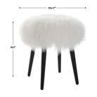 The Uttermost - Wooly Accent Stool - 23830 - Canada Light Shop