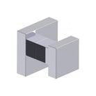 Kartners - London Square Robe Hook with Rosette - 248135-99 - Canada Light Shop